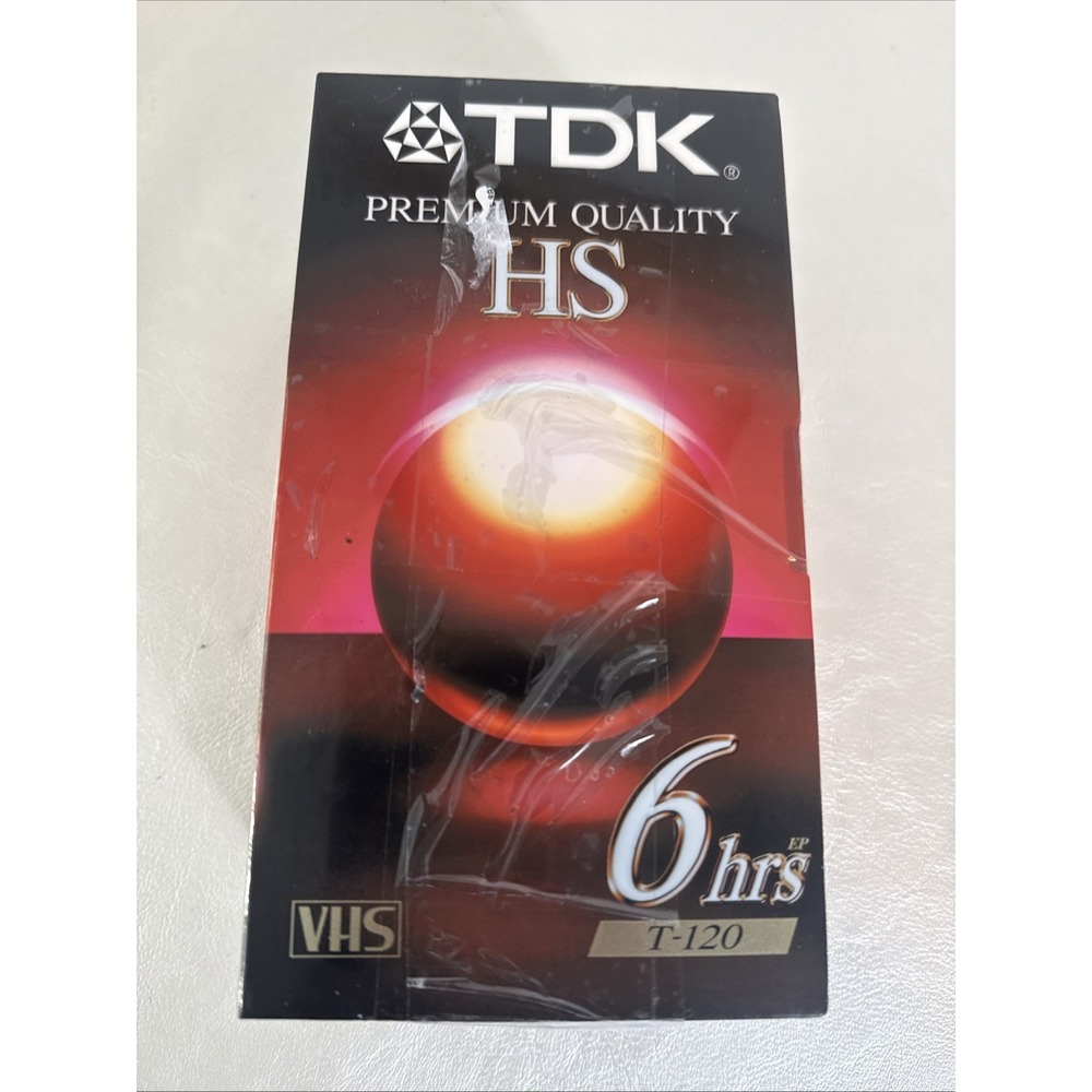 Lot 3 TDK Premium Quality HS T-120 6 hours EP VHS